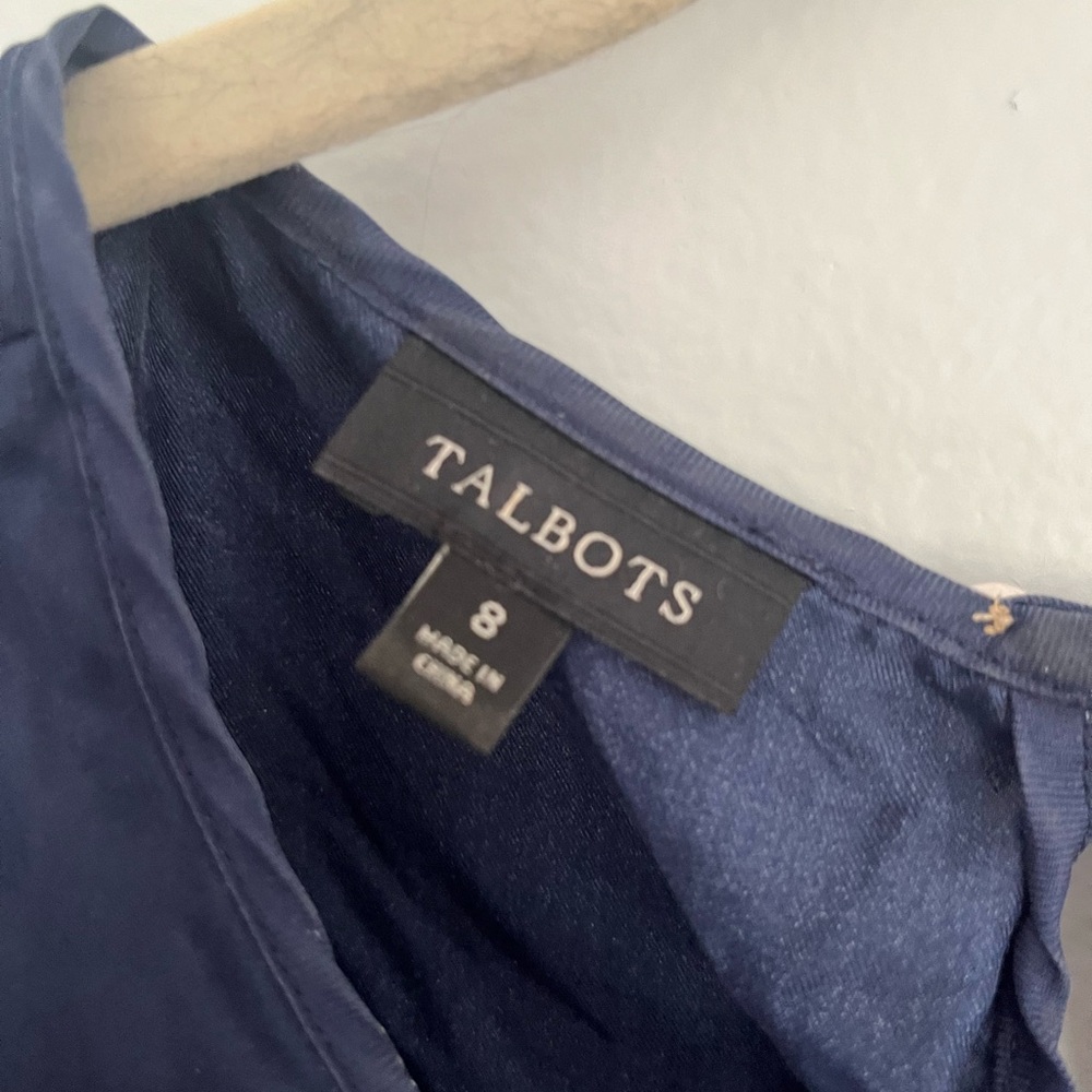Talbots silk top - Picture 3 of 5